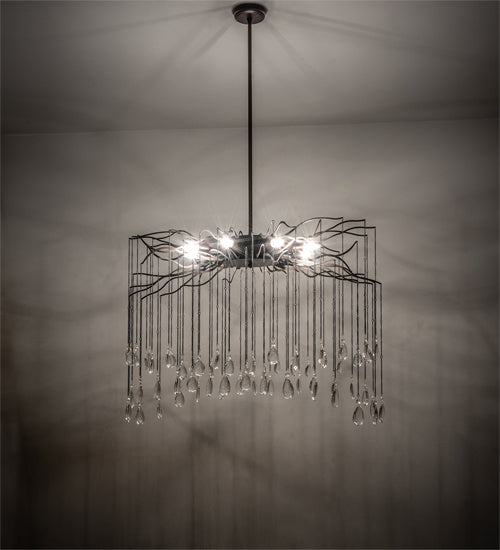 Meyda Tiffany 224475 Eight Light Chandelier, Dark Bronze