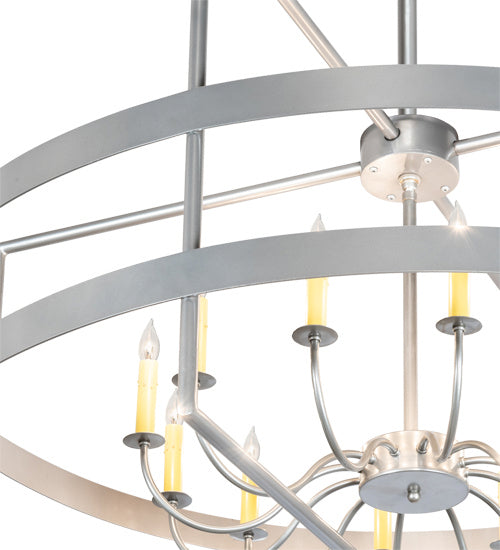 Meyda Tiffany 225508 12 Light Chandelier, Nickel Powder Coat