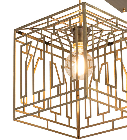 Meyda Tiffany 227013 LED Pendant, Brushed Brass