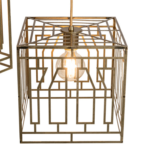 Meyda Tiffany 227013 LED Pendant, Brushed Brass