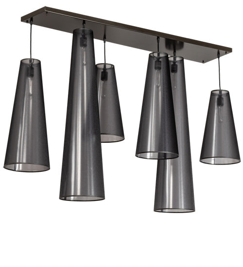 Meyda Tiffany 227014 Six Light Pendant, Timeless Bronze
