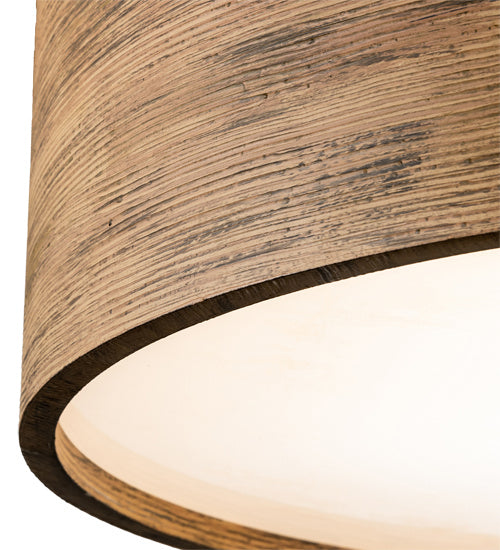 Meyda Tiffany 227018 LED Flushmount, Old Distressed Wood