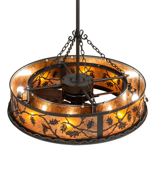 Meyda Tiffany 227403 Eight Light Chandel-Air, Oil Rubbed Bronze