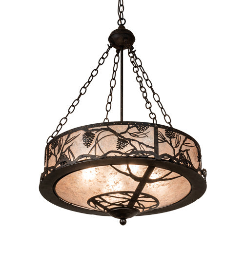 Meyda Tiffany 227444 Four Light Pendant, Antiquity