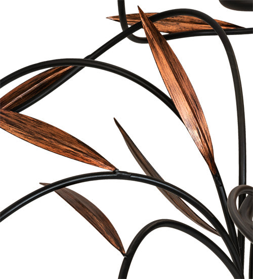 Meyda Tiffany 227898 Nine Light Chandelier, Blackwash & Cimarron Bronze