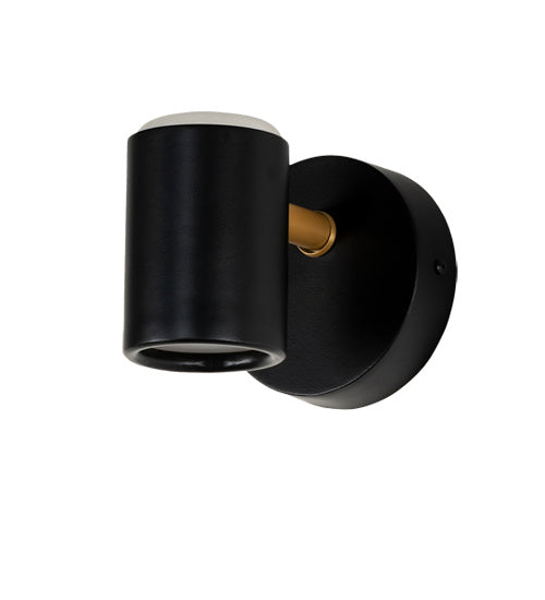 Meyda Tiffany 227971 LED Wall Sconce, Flat Black And Goldtastic