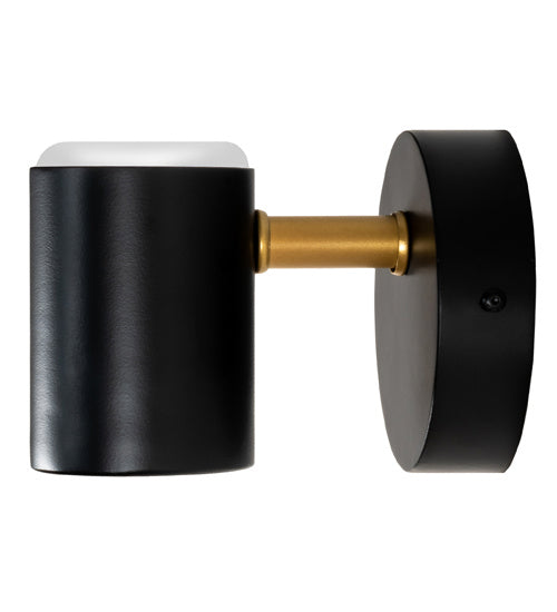 Meyda Tiffany 227971 LED Wall Sconce, Flat Black And Goldtastic