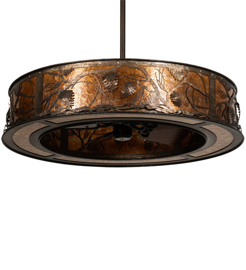 Meyda Tiffany 228668 Eight Light Chandel-Air, Antique Copper