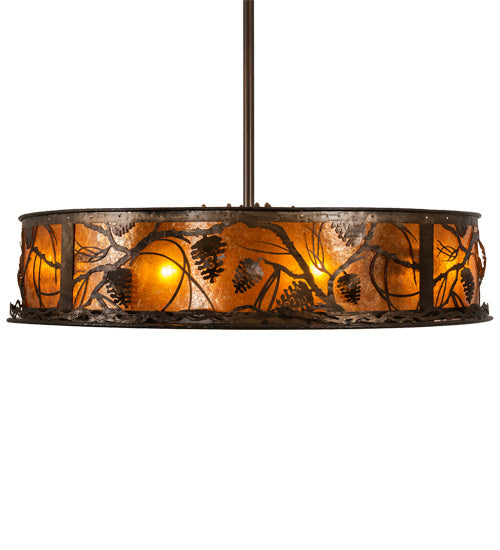Meyda Tiffany 228668 Eight Light Chandel-Air, Antique Copper