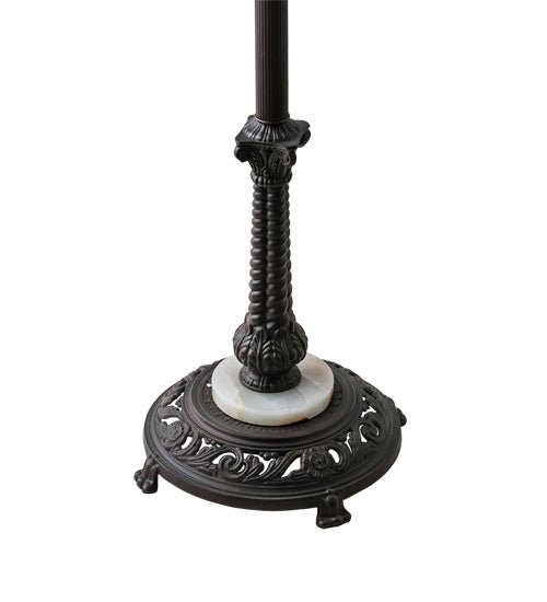 Meyda Tiffany 229070 Three Light Floor Lamp, Mahogany Bronze
