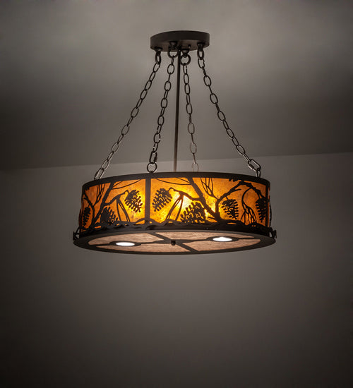 Meyda Tiffany 229136 Six Light Pendant, Oil Rubbed Bronze