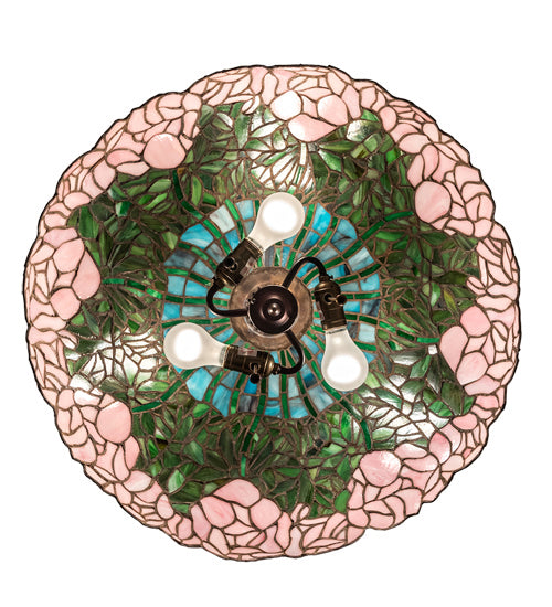 Meyda Tiffany 231113 Three Light Pendant, Mahogany Bronze