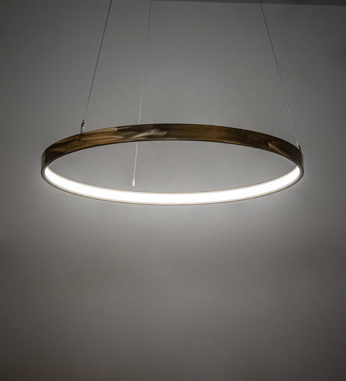 Meyda Tiffany 231755 LED Pendant, Brass Tint