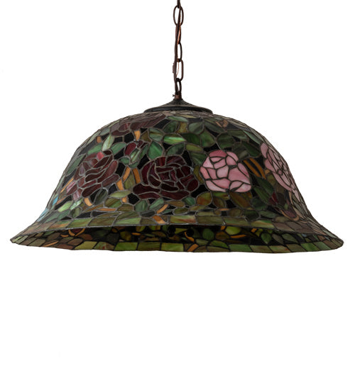 Meyda Tiffany 46583 Three Light Pendant, Mahogany Bronze