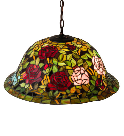 Meyda Tiffany 46583 Three Light Pendant, Mahogany Bronze