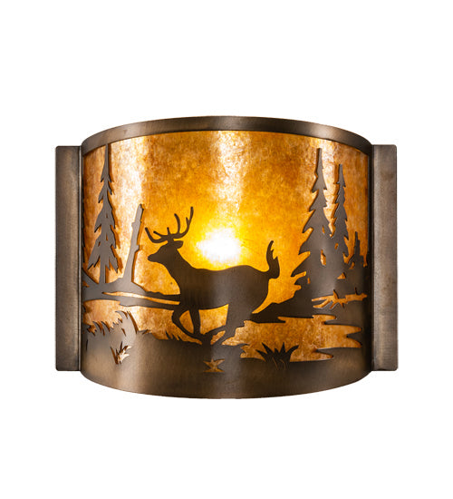 Meyda Tiffany 70703 One Light Wall Sconce, Antique Copper