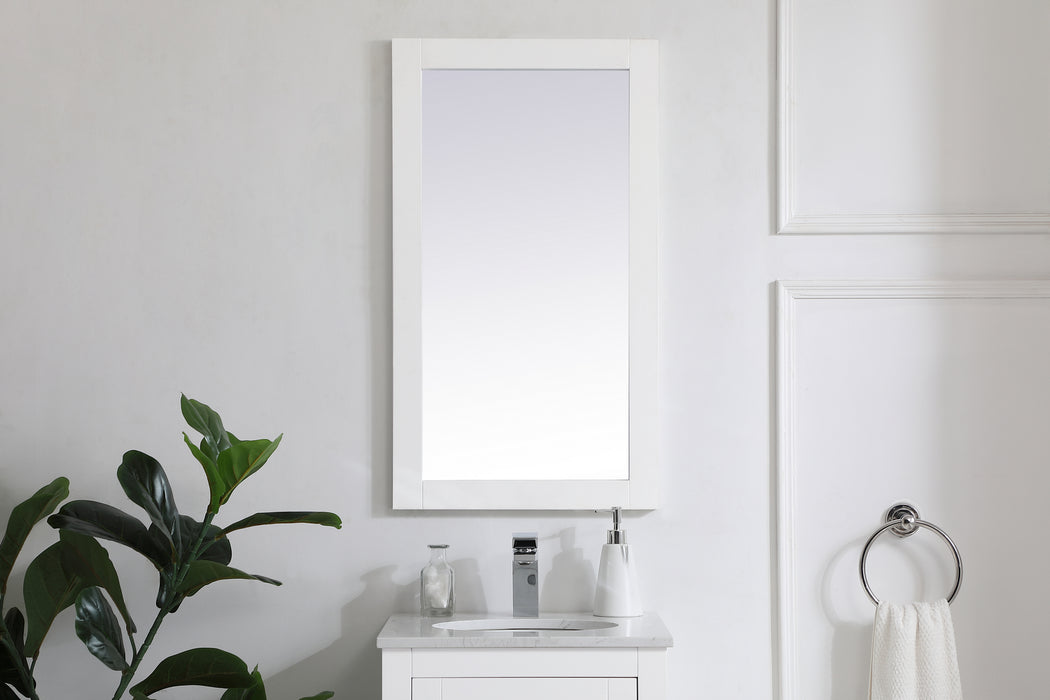 Elegant Lighting VM21832WH Mirror, White