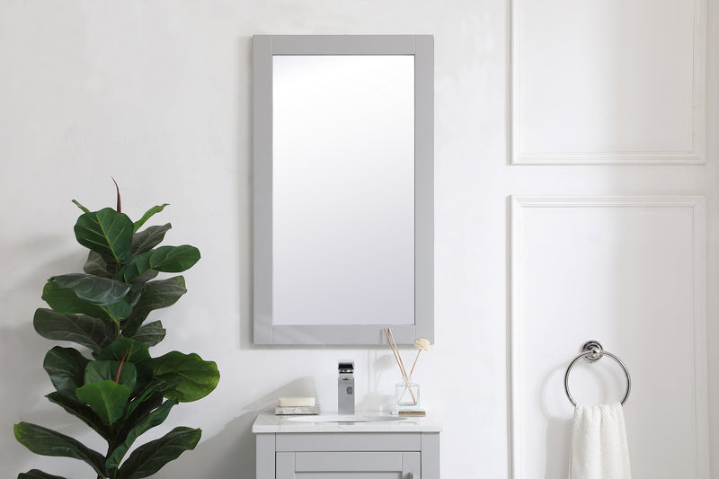 Elegant Lighting VM21832GR Mirror, Grey