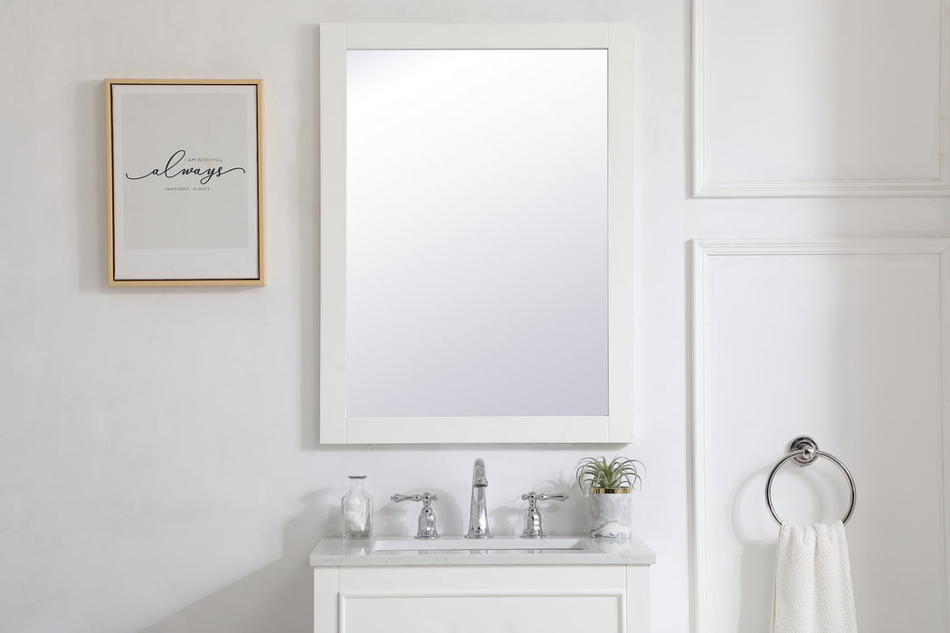 Elegant Lighting VM22432WH Mirror, White