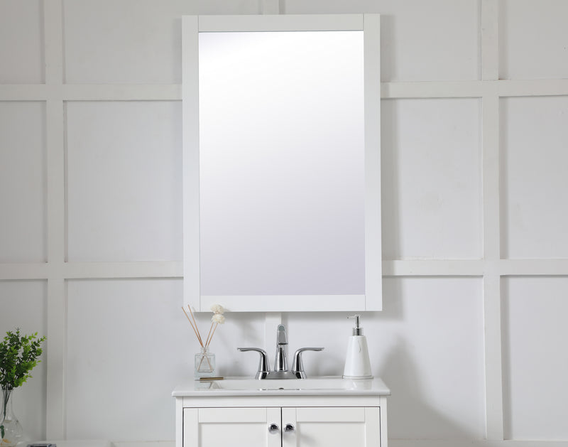 Elegant Lighting VM22436WH Mirror, White