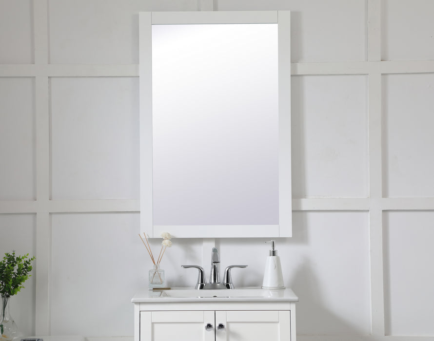 Elegant Lighting VM22436WH Mirror, White