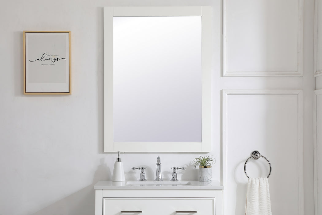 Elegant Lighting VM22736WH Mirror, White