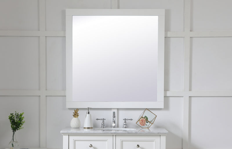 Elegant Lighting VM23636WH Mirror, White