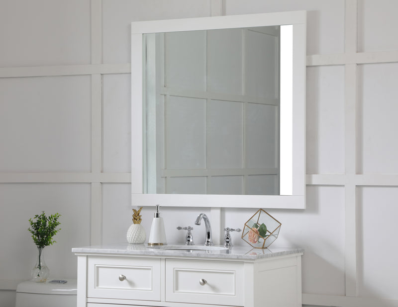 Elegant Lighting VM23636WH Mirror, White