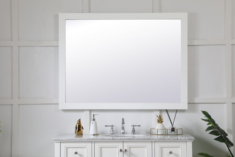 Elegant Lighting VM24836WH Mirror, White