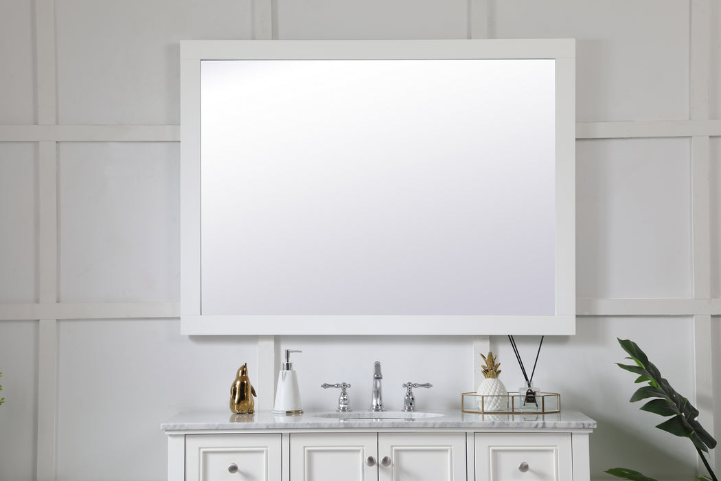 Elegant Lighting VM24836WH Mirror, White
