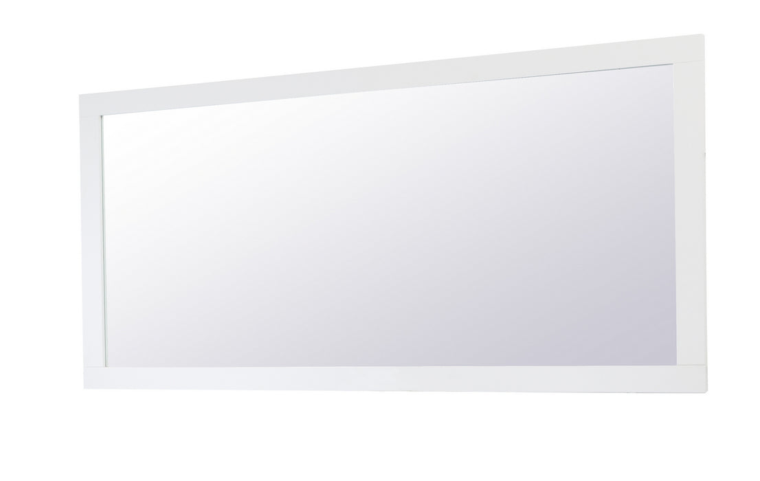 Elegant Lighting VM27236WH Mirror, White