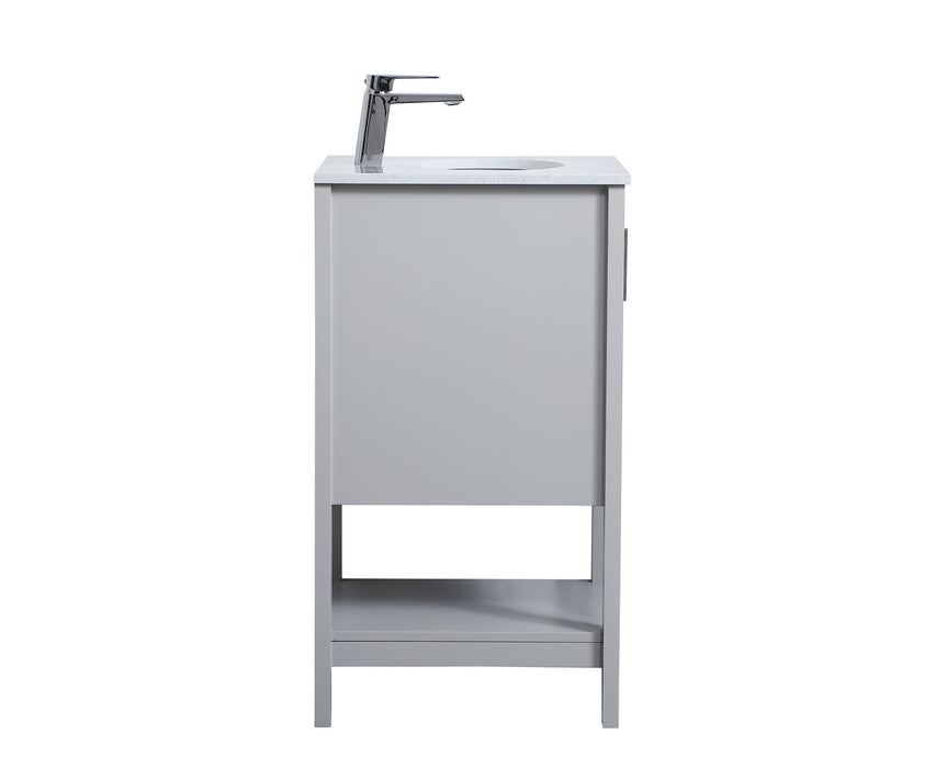 Elegant Lighting VF16018GR Single Bathroom Vanity, Grey