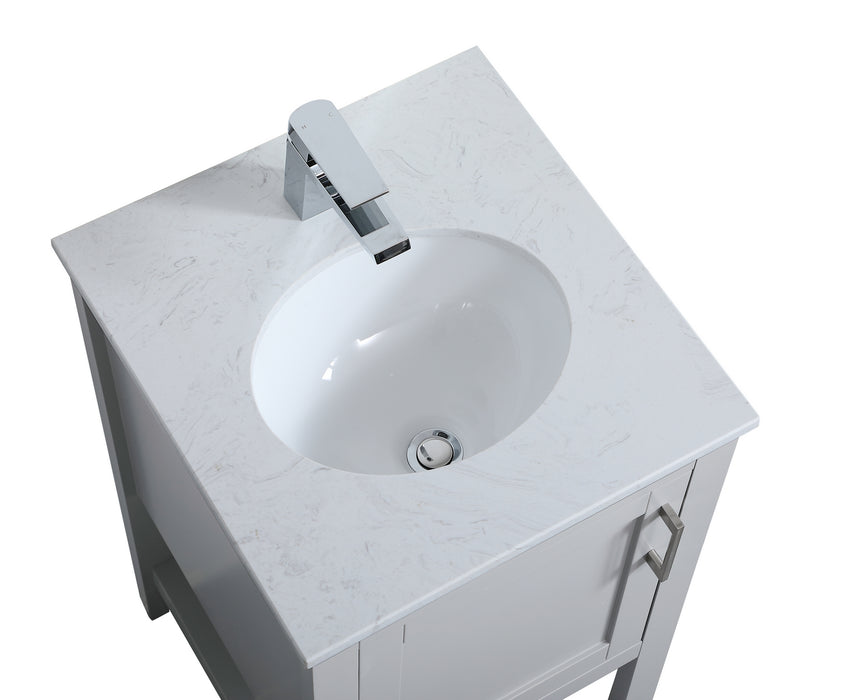 Elegant Lighting VF16018GR Single Bathroom Vanity, Grey