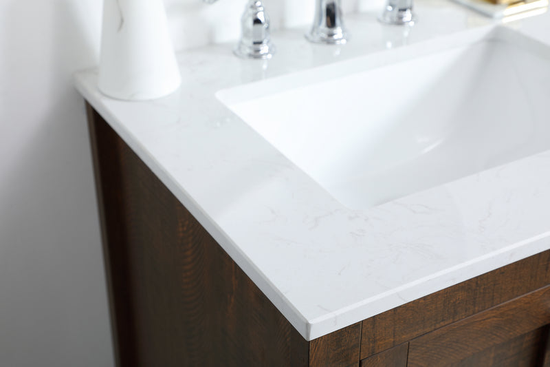 Elegant Lighting VF16024EX Single Bathroom Vanity, Expresso