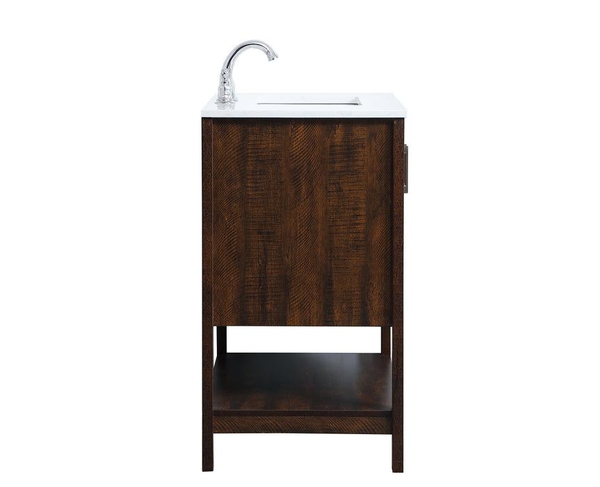 Elegant Lighting VF16030EX Single Bathroom Vanity, Expresso