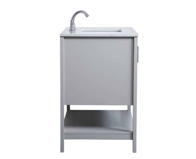 Elegant Lighting VF16036GR Single Bathroom Vanity, Grey