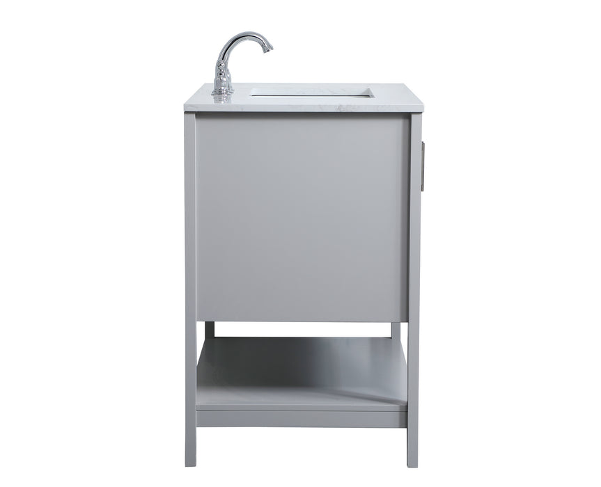 Elegant Lighting VF16036GR Single Bathroom Vanity, Grey