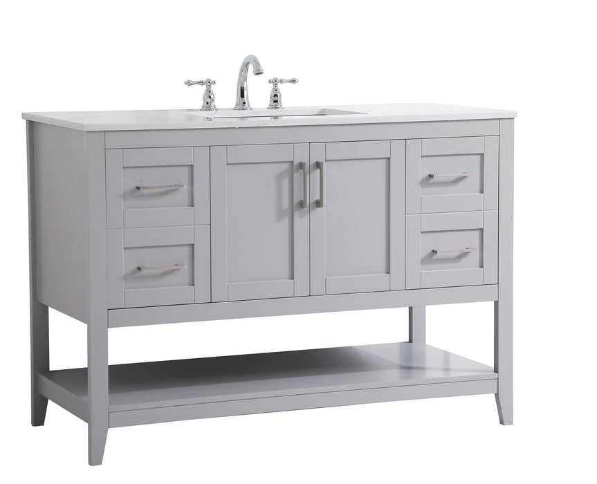 Elegant Lighting VF16048GR Single Bathroom Vanity, Grey