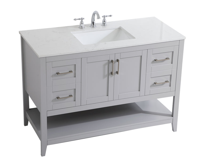 Elegant Lighting VF16048GR Single Bathroom Vanity, Grey