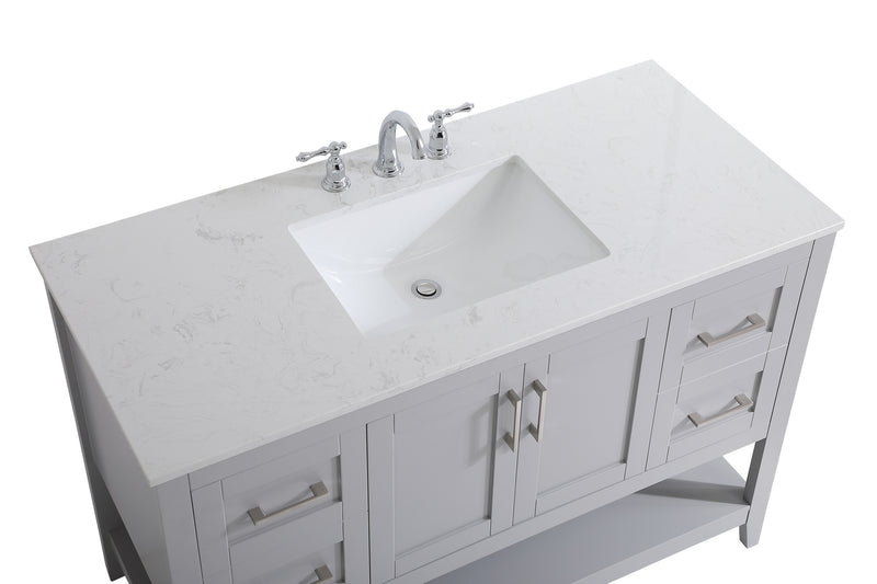 Elegant Lighting VF16048GR Single Bathroom Vanity, Grey