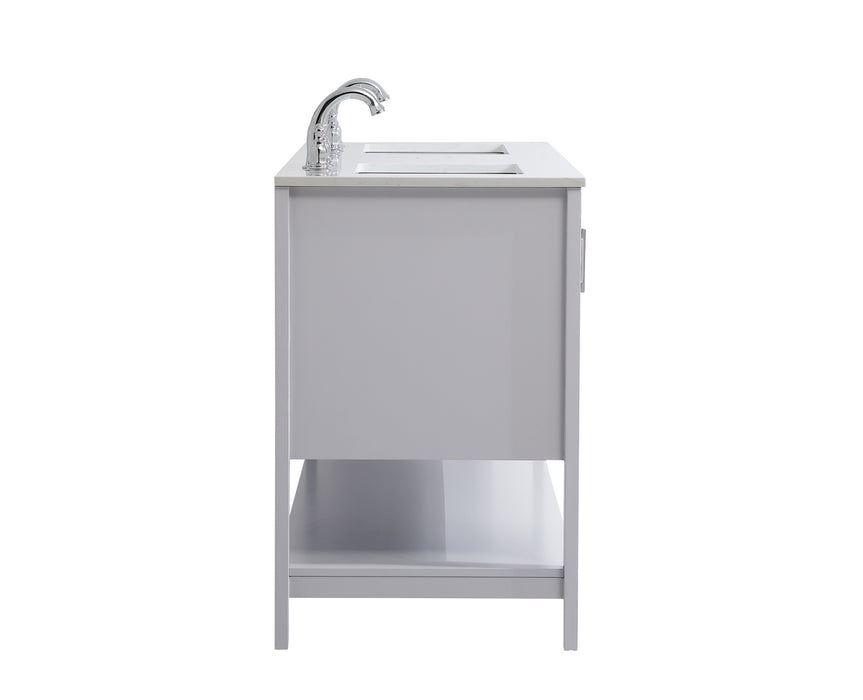 Elegant Lighting VF16060DGR Double Bathroom Vanity, Grey