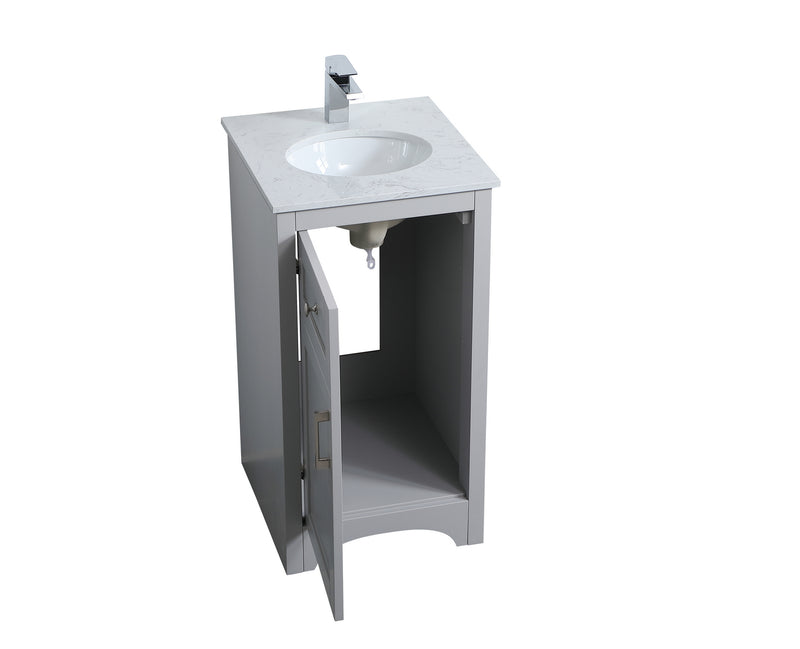 Elegant Lighting VF17018GR Single Bathroom Vanity, Grey