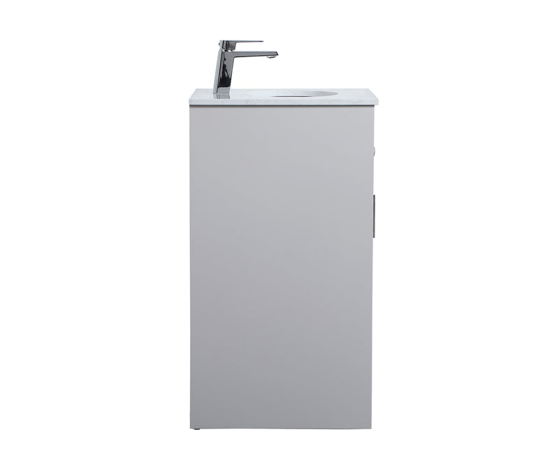 Elegant Lighting VF17018GR Single Bathroom Vanity, Grey