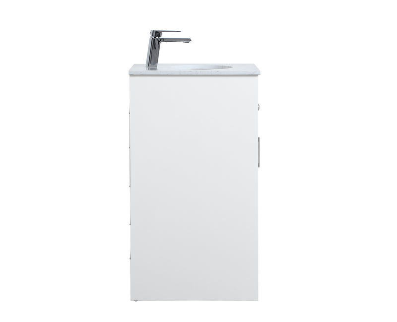 Elegant Lighting VF17018WH Single Bathroom Vanity, White