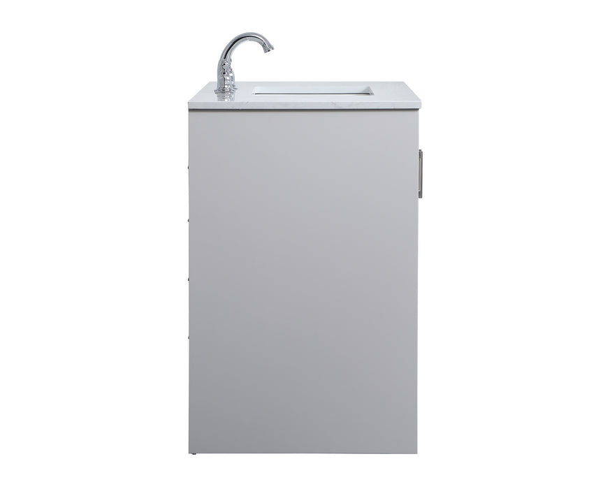 Elegant Lighting VF17036GR Single Bathroom Vanity, Grey