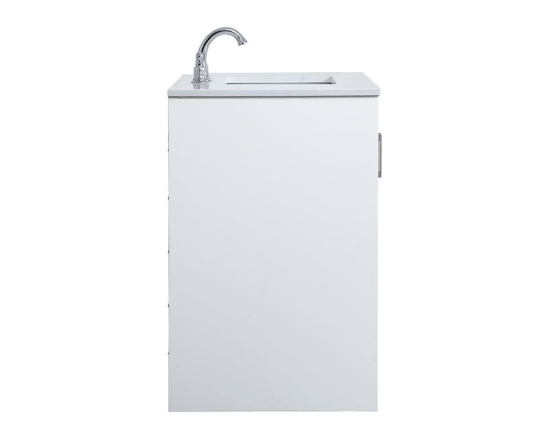 Elegant Lighting VF17036WH Single Bathroom Vanity, White