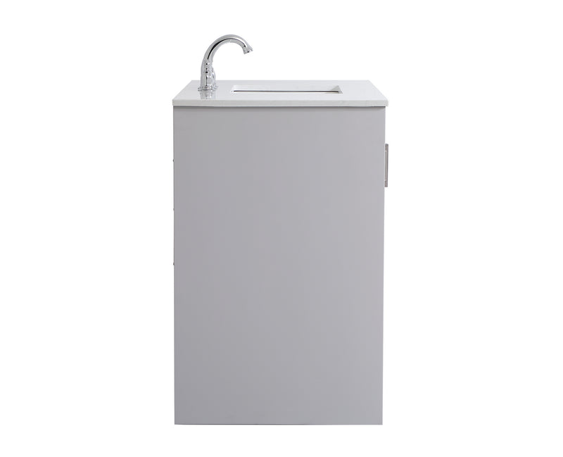 Elegant Lighting VF17042GR Single Bathroom Vanity, Grey