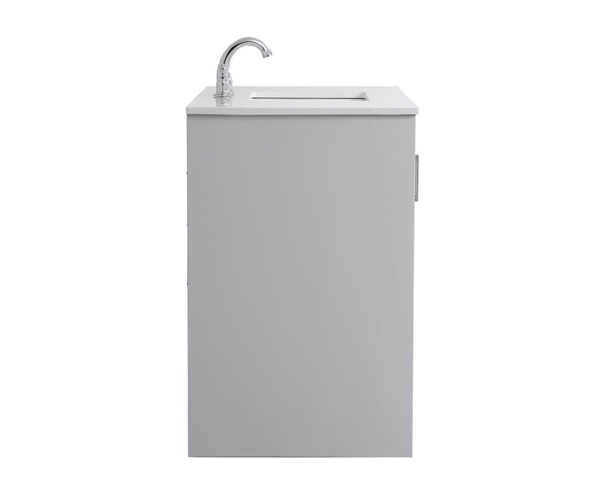 Elegant Lighting VF17042GR Single Bathroom Vanity, Grey