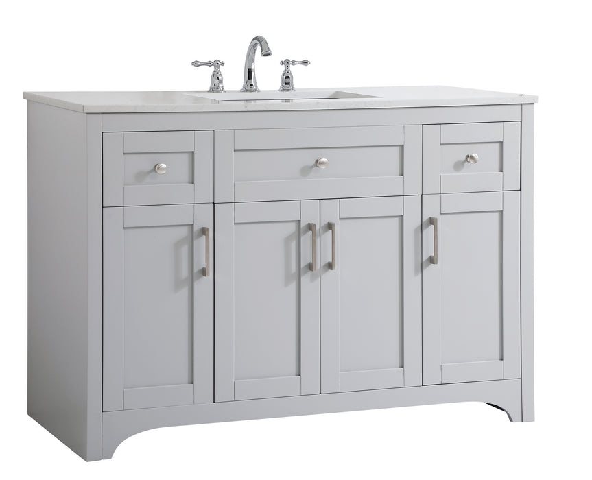 Elegant Lighting VF17048GR Single Bathroom Vanity, Grey