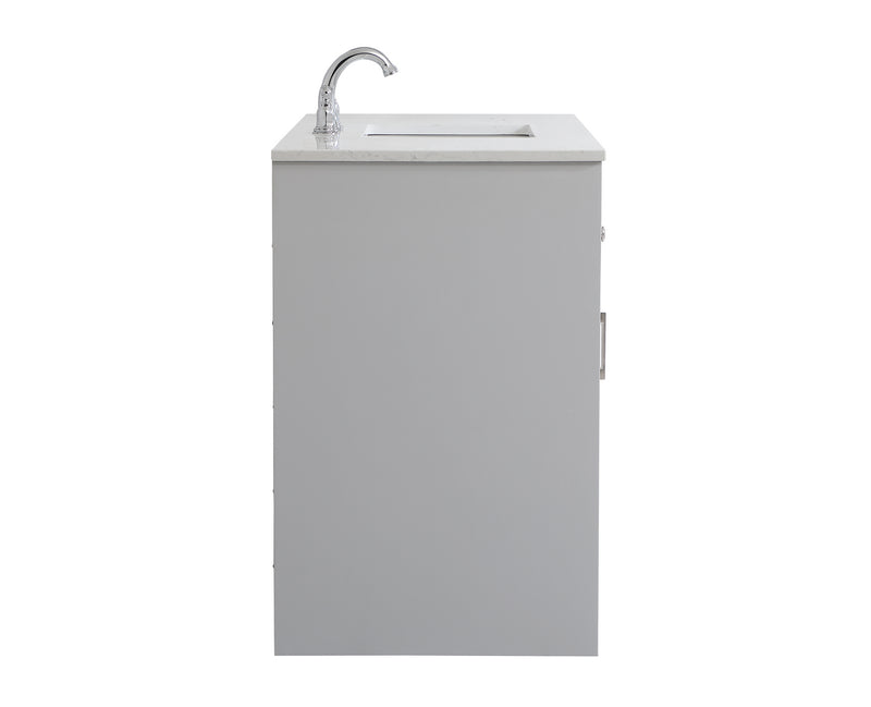 Elegant Lighting VF17048GR Single Bathroom Vanity, Grey